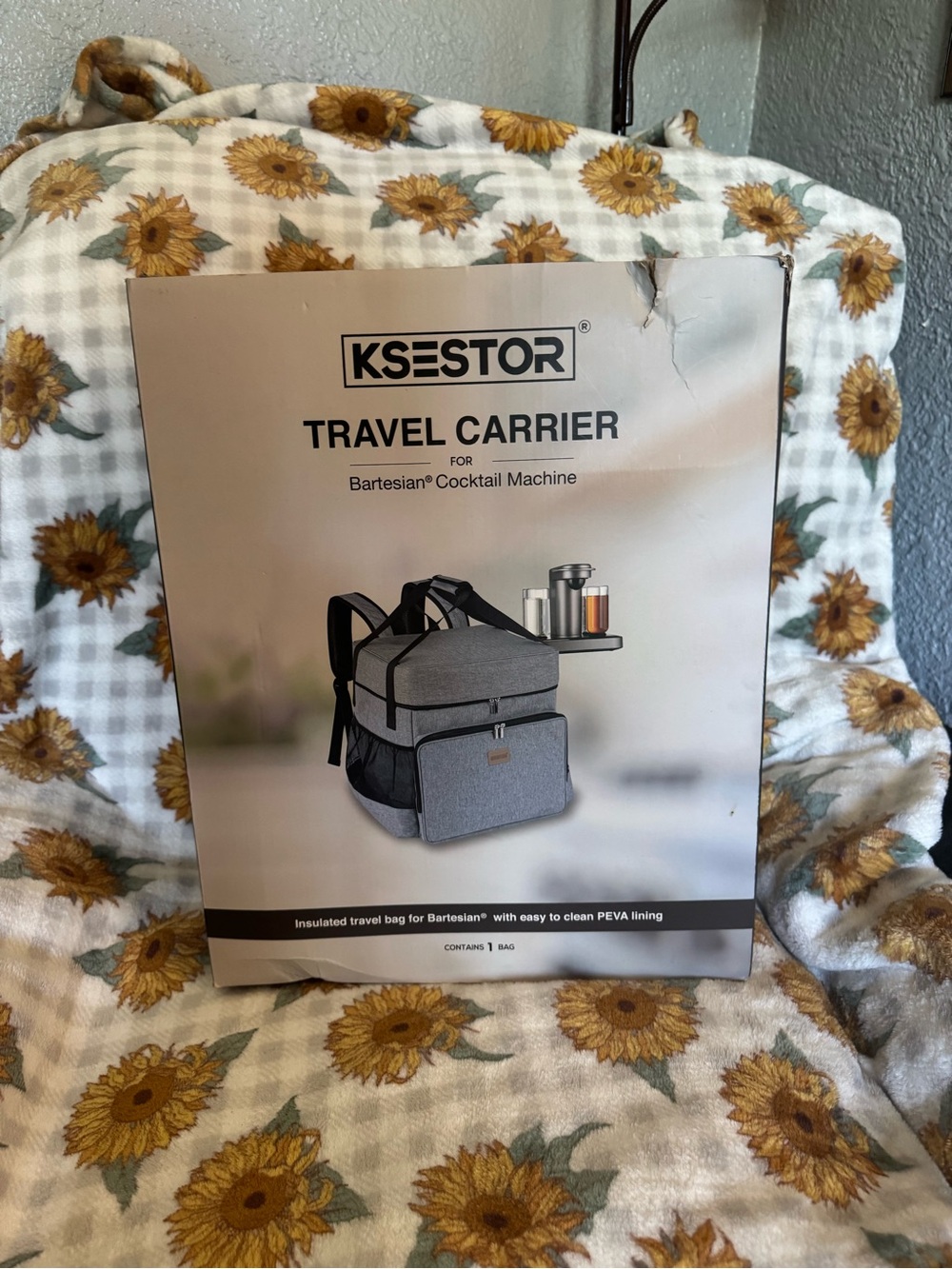 Gray Travel Carrier Cooler Bag for Men